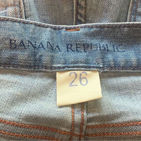 Banana Republic Slouchy Skinny Light Wash Jeans Size 26 - Picture 3 of 13
